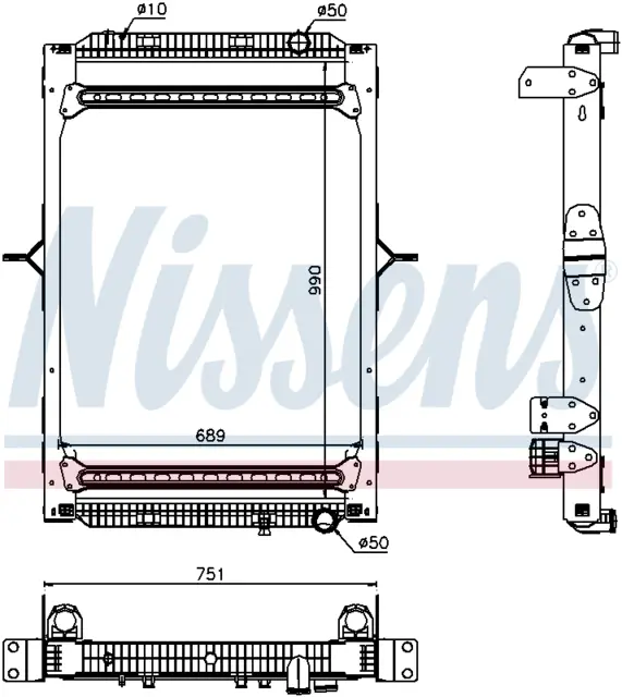 RADIATOR RVI - RENAULT TRUCKS 