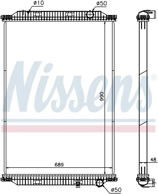 RADIATOR RVI - RENAULT TRUCKS 