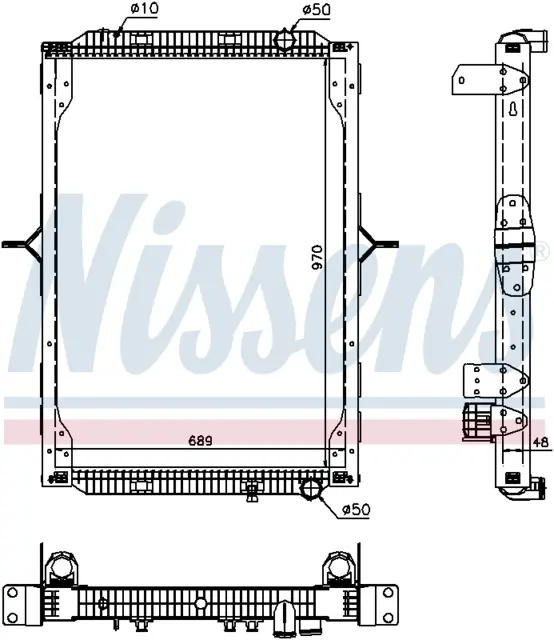RADIATOR RVI - RENAULT TRUCKS 