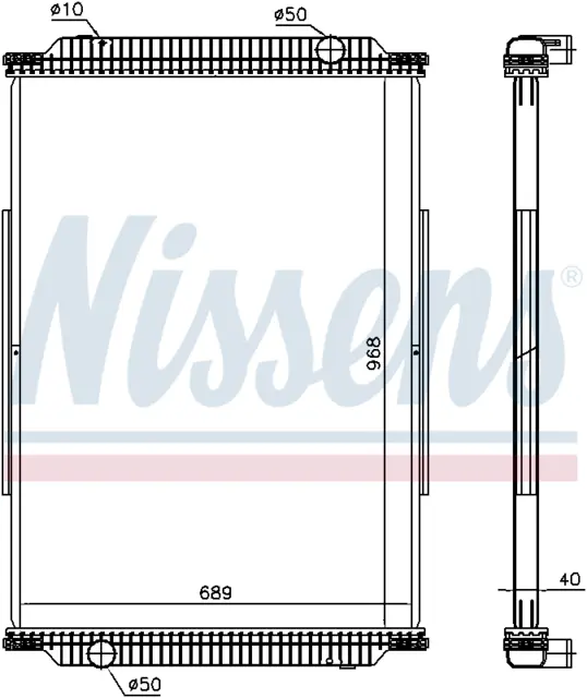 RADIATOR RVI - RENAULT TRUCKS 