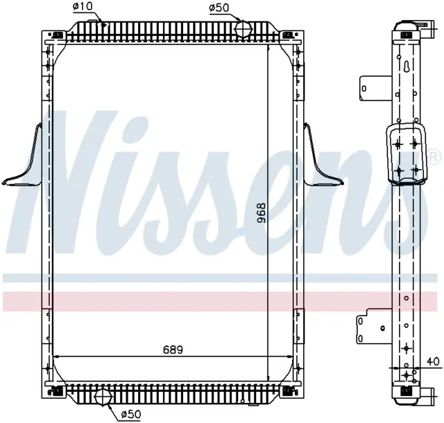 RADIATOR RVI - RENAULT TRUCKS 