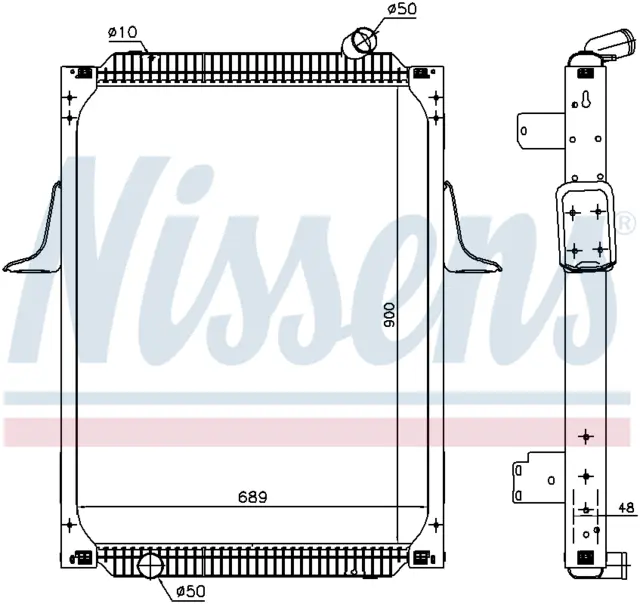 RADIATOR RVI - RENAULT TRUCKS 