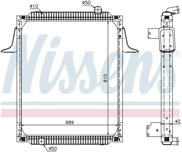RADIATOR RVI - RENAULT TRUCKS 