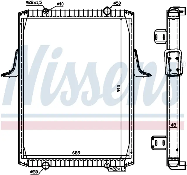 RADIATOR RVI - RENAULT TRUCKS 