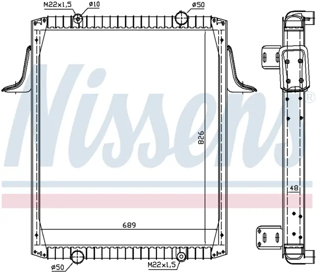 RADIATOR RVI - RENAULT TRUCKS 