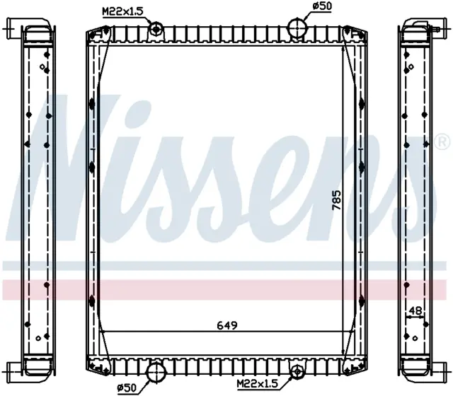 RADIATOR RVI - RENAULT TRUCKS 