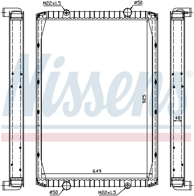RADIATOR RVI - RENAULT TRUCKS 