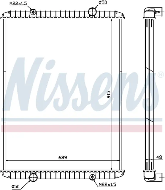 RADIATOR RVI - RENAULT TRUCKS 