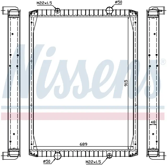 RADIATOR RVI - RENAULT TRUCKS 
