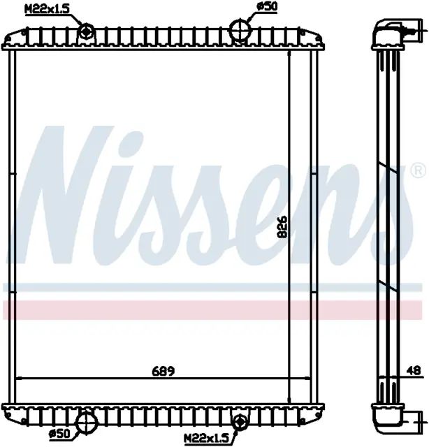 RADIATOR RVI - RENAULT TRUCKS 