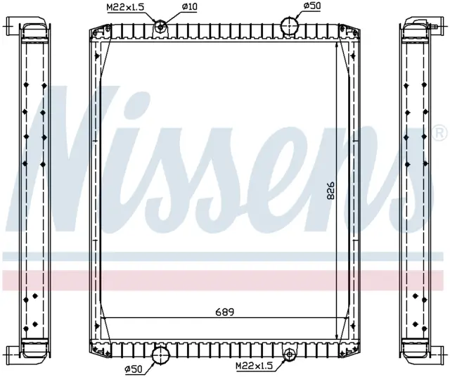 RADIATOR RVI - RENAULT TRUCKS 