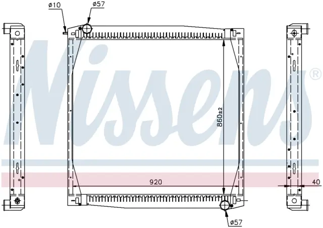 RADIATOR SCANIA 
