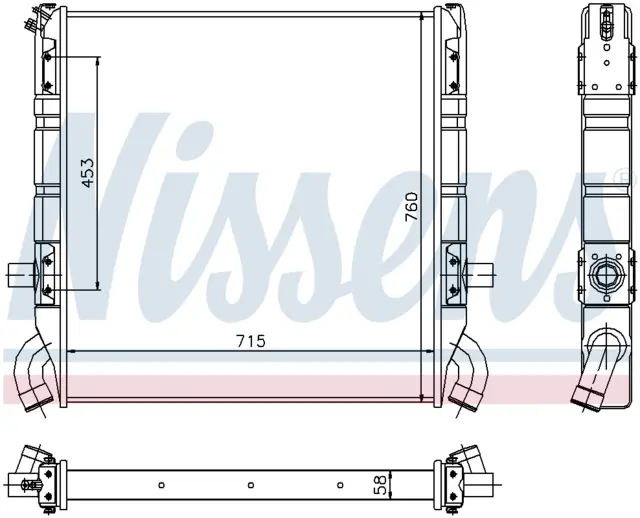 RADIATOR SCANIA 