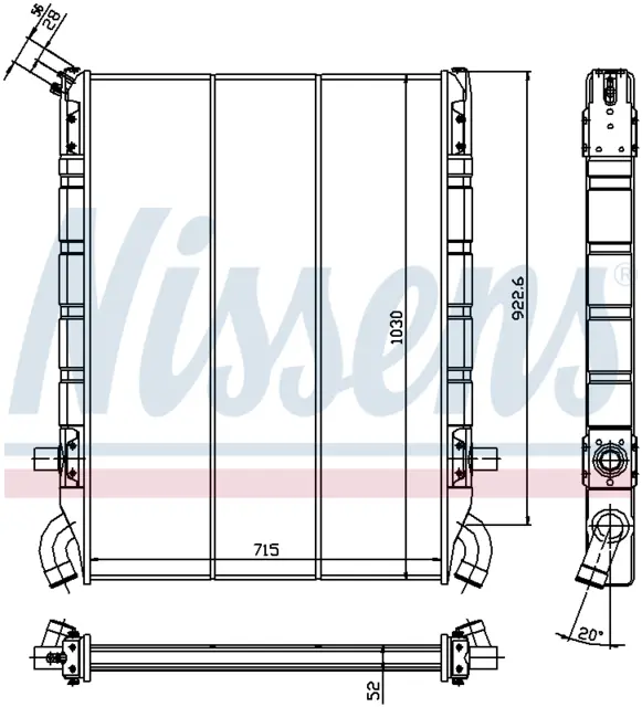 RADIATOR SCANIA 