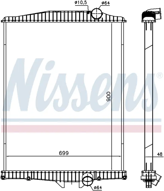 RADIATOR Nissens 