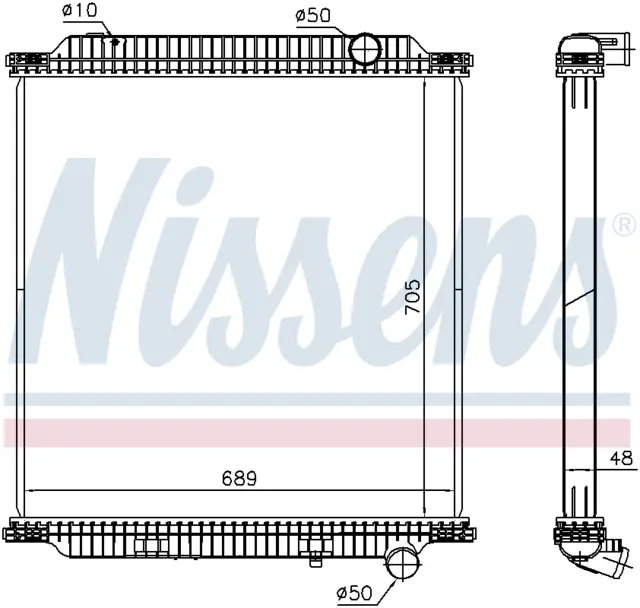 RADIATOR RVI - RENAULT TRUCKS 