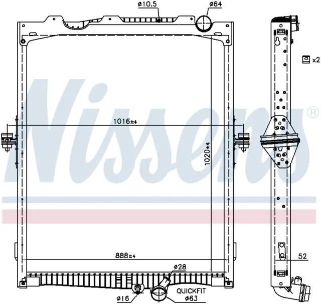 RADIATOR RVI - RENAULT TRUCKS 