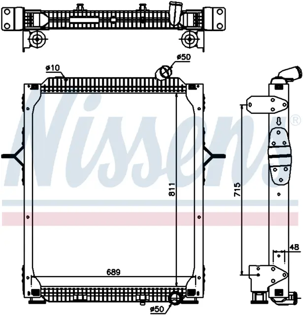 RADIATOR RVI - RENAULT TRUCKS 