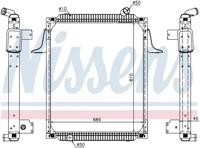 RADIATOR RVI - RENAULT TRUCKS 
