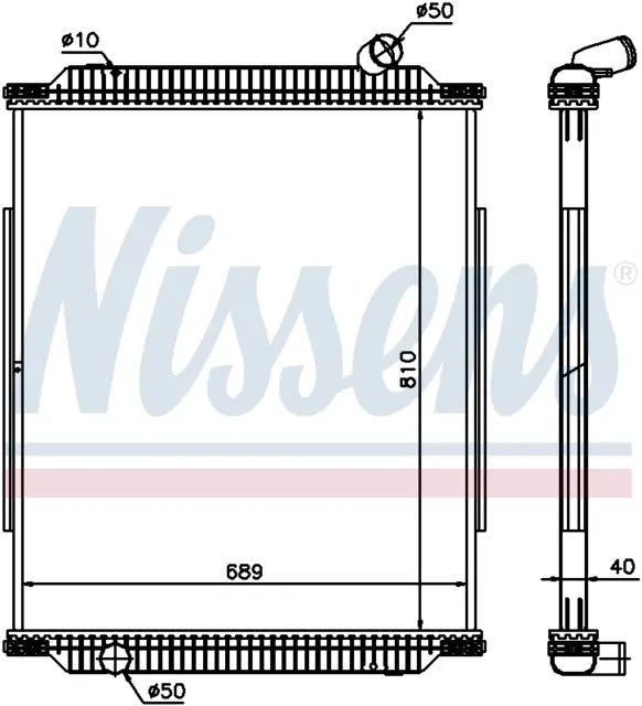RADIATOR RVI - RENAULT TRUCKS 