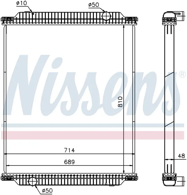 RADIATOR RVI - RENAULT TRUCKS 