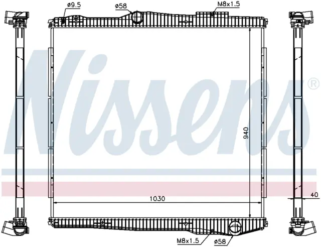 RADIATOR SCANIA 