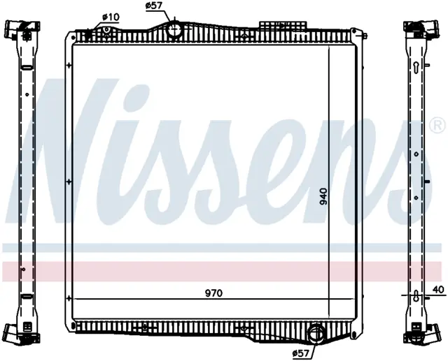 RADIATOR SCANIA 