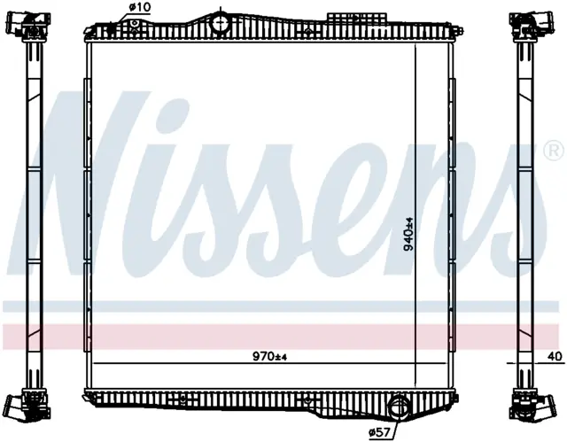 RADIATOR SCANIA 