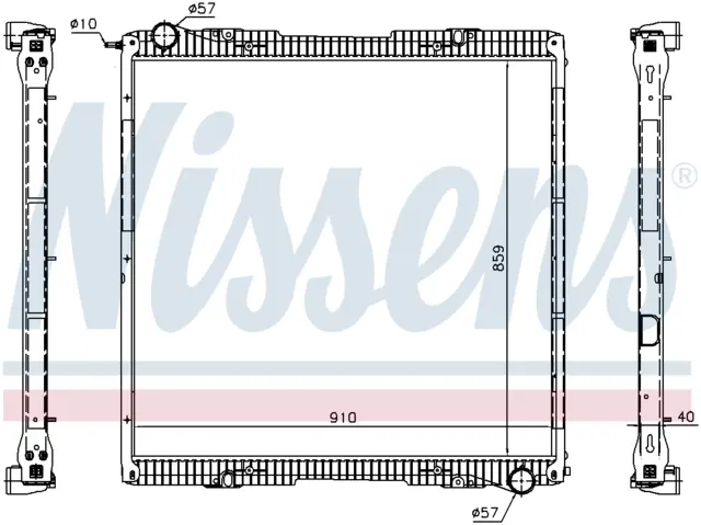 RADIATOR SCANIA 
