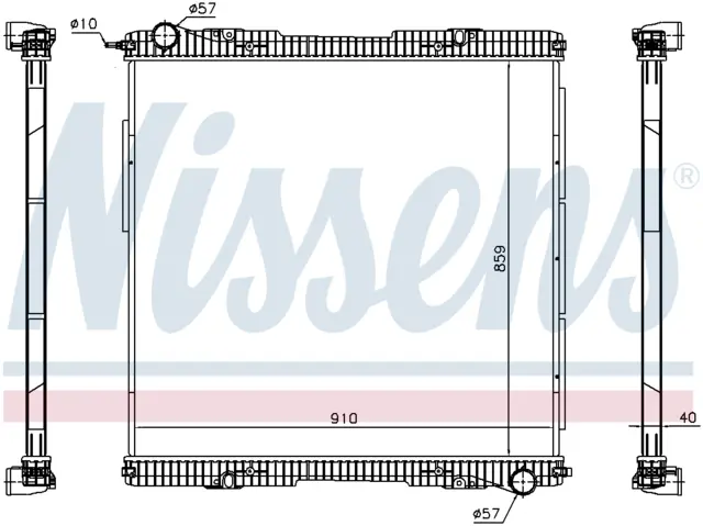 RADIATOR SCANIA 
