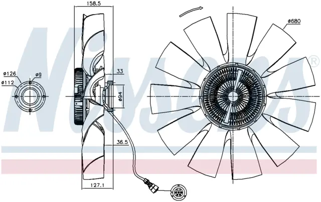 FAN CLUTCH VOLVO 