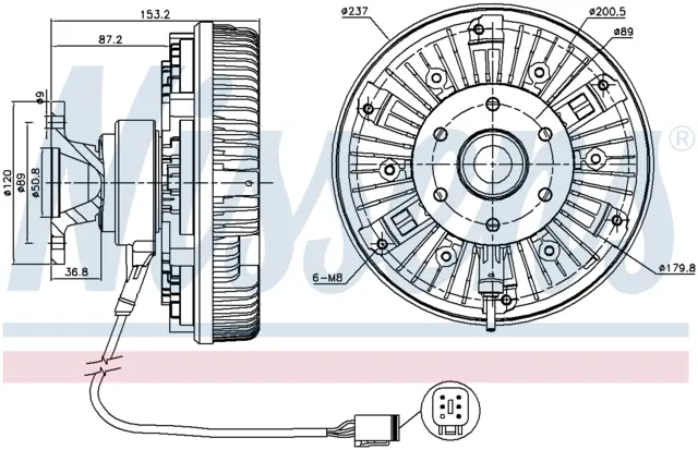 FAN CLUTCH RVI - RENAULT TRUCKS 