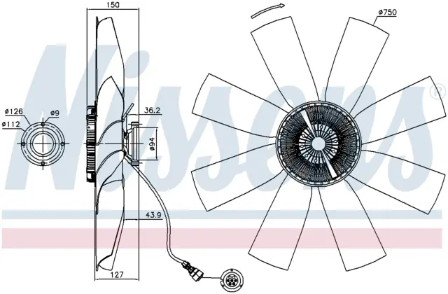 FAN CLUTCH VOLVO 