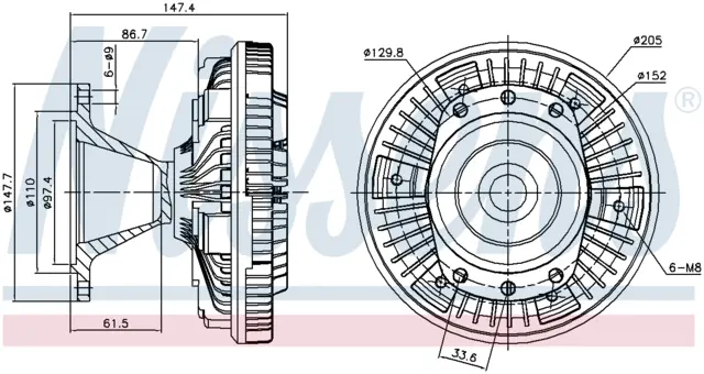 FAN CLUTCH DAF 