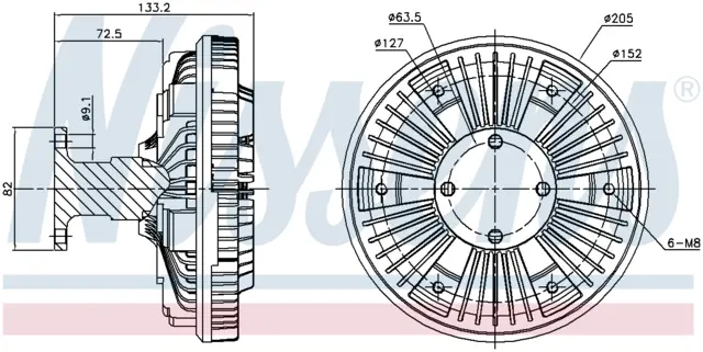 FAN CLUTCH MERCEDES 