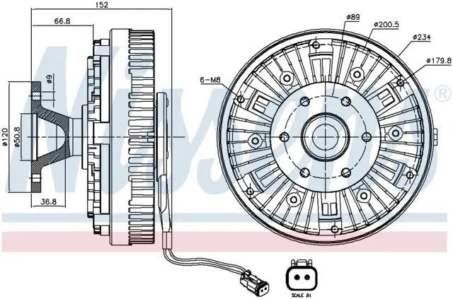 FAN CLUTCH RVI - RENAULT TRUCKS 