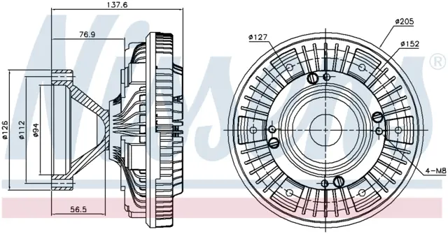 FAN CLUTCH VOLVO 