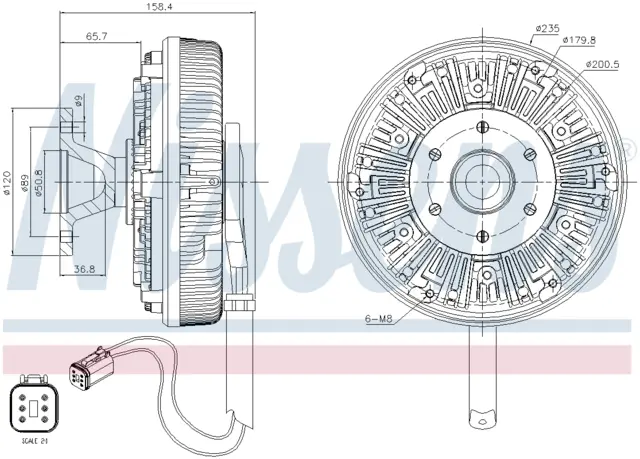 FAN CLUTCH RVI - RENAULT TRUCKS 