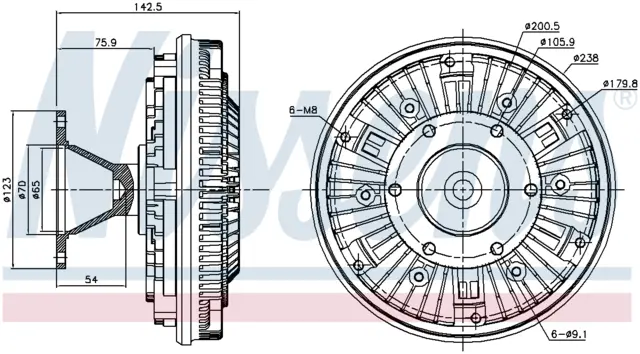 FAN CLUTCH DAF 