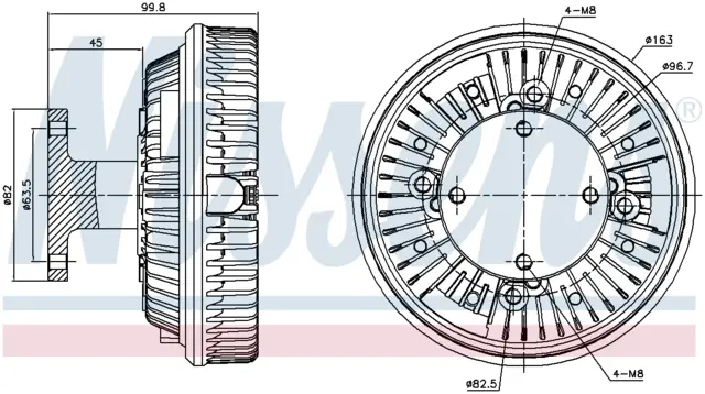 FAN CLUTCH VOLVO 
