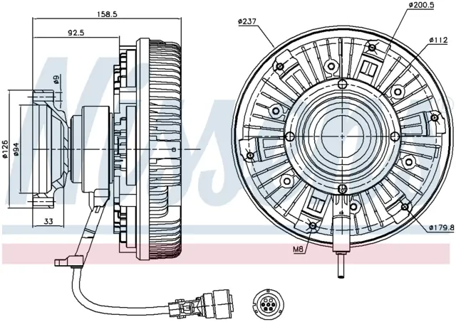 FAN CLUTCH VOLVO 