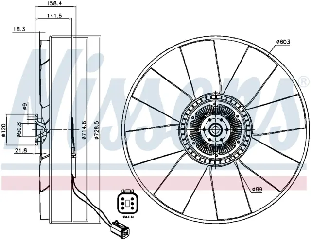 FAN CLUTCH RVI - RENAULT TRUCKS 