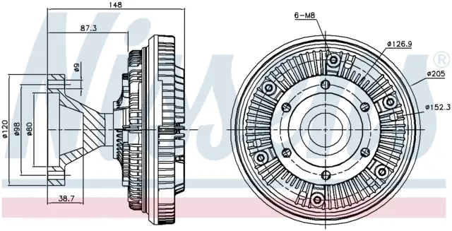 FAN CLUTCH DAF 