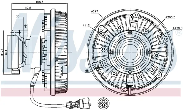 FAN CLUTCH VOLVO 