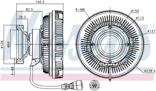 FAN CLUTCH VOLVO 