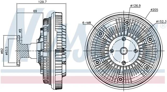 FAN CLUTCH MERCEDES 