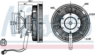 FAN CLUTCH uten vifte SCANIA