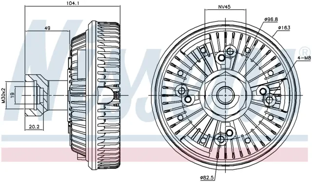 FAN CLUTCH RVI - RENAULT TRUCKS 