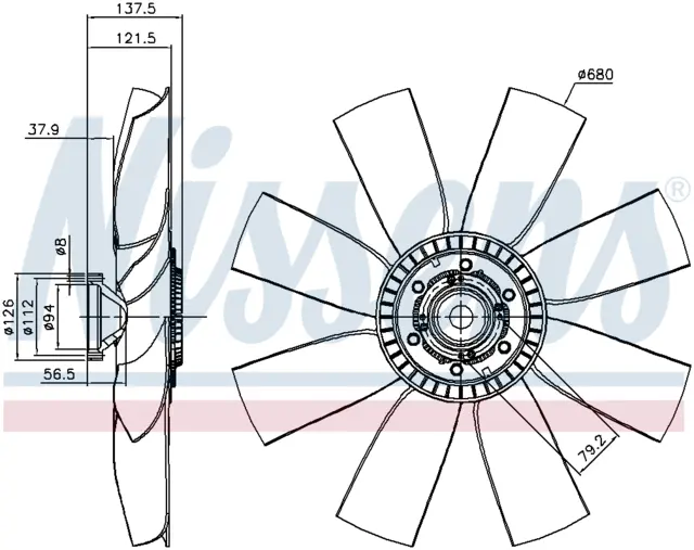 FAN CLUTCH VOLVO 