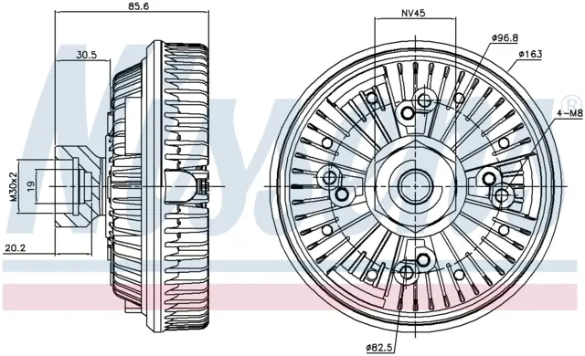 FAN CLUTCH RVI - RENAULT TRUCKS 